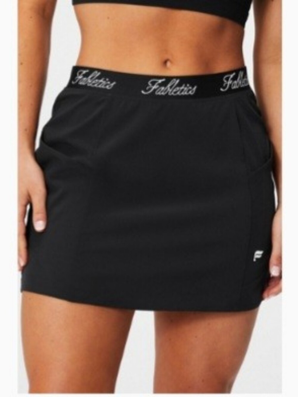 Fabletics Black Athletic Skort With Pockets Size 2X